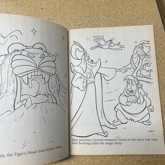 Disney Aladdin Coloring Book - see description & photos - Picture 4 of 4